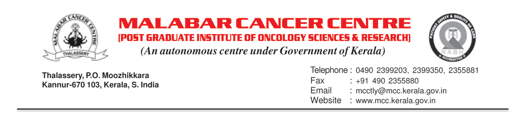 Malabar Cancer Centre Thalassery